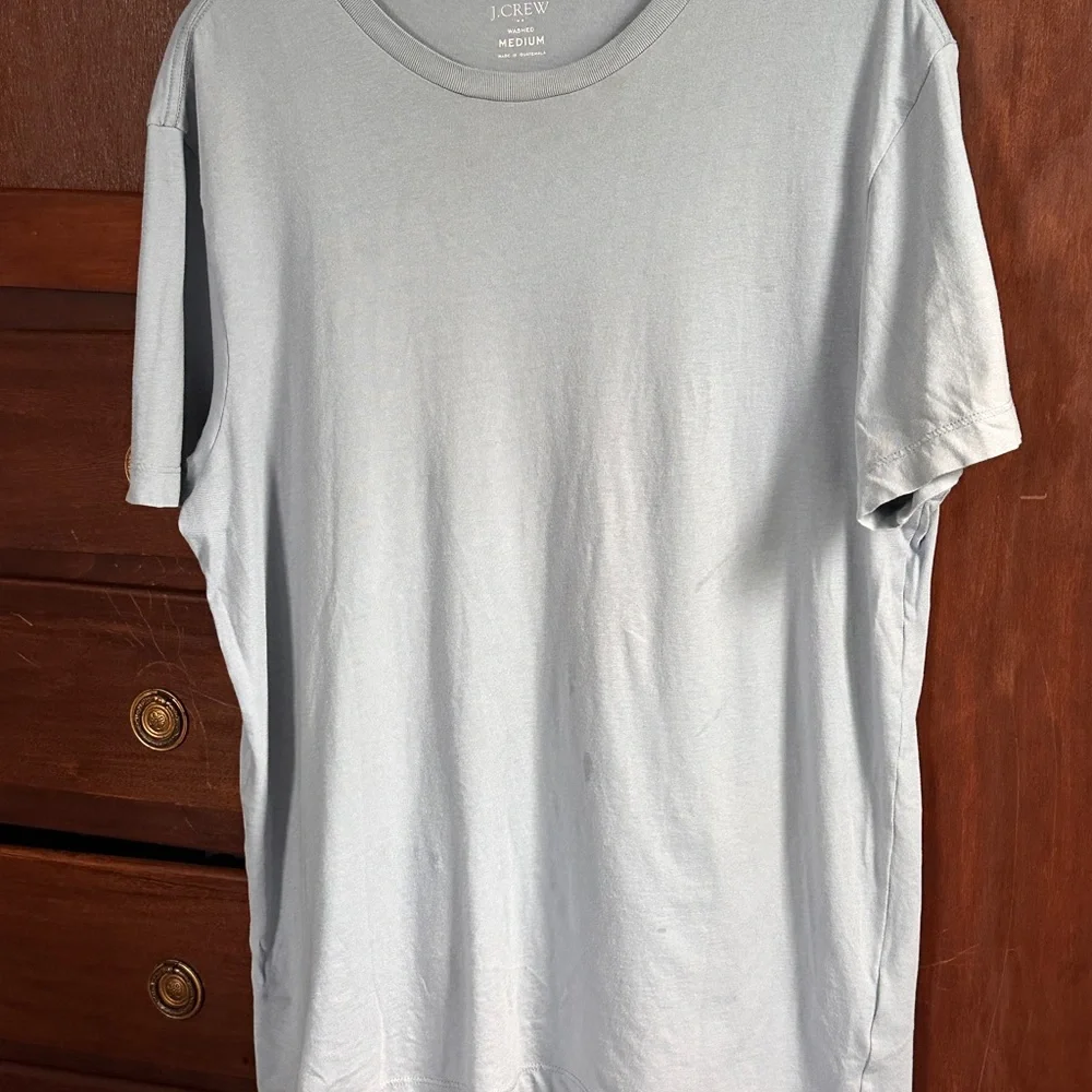 J.Crew Blue Pocket Tee Soft Washed Cotton Coastal Prep Basic Men’s Medium